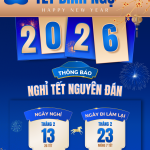 BlueTechX thông báo Lịch nghỉ Tết Nguyên Đán Bính Ngọ 2026