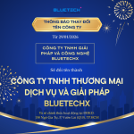 BlueTechX thông báo thay đổi tên công ty