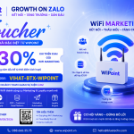 ƯU ĐÃI LÊN ĐẾN 30% WIFI MARKETING | WIPOINT ĐỒNG HÀNH CÙNG SỰ KIỆN GOZ – GROWTH ON ZALO